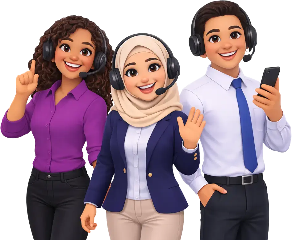ASAP customer support team assisting employers and job seekers