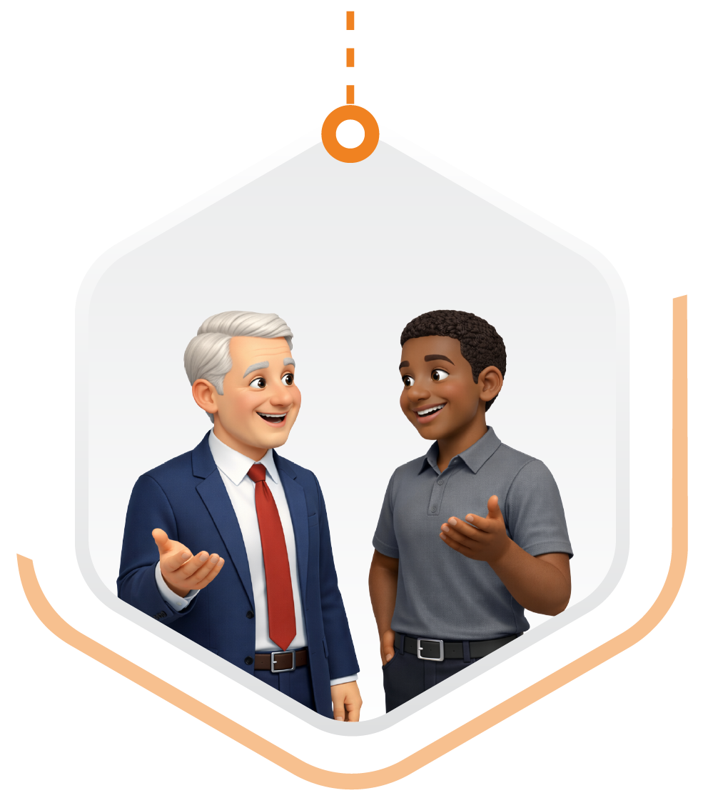 Client hiring discussion